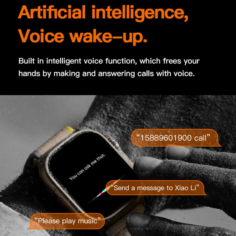 Smart Watch 7in1 Straps 2025 Watch S1000 Pro Smartwatch BT call Sport Square Screen ECG Monitoring Reloj Inteligente Wristwatch